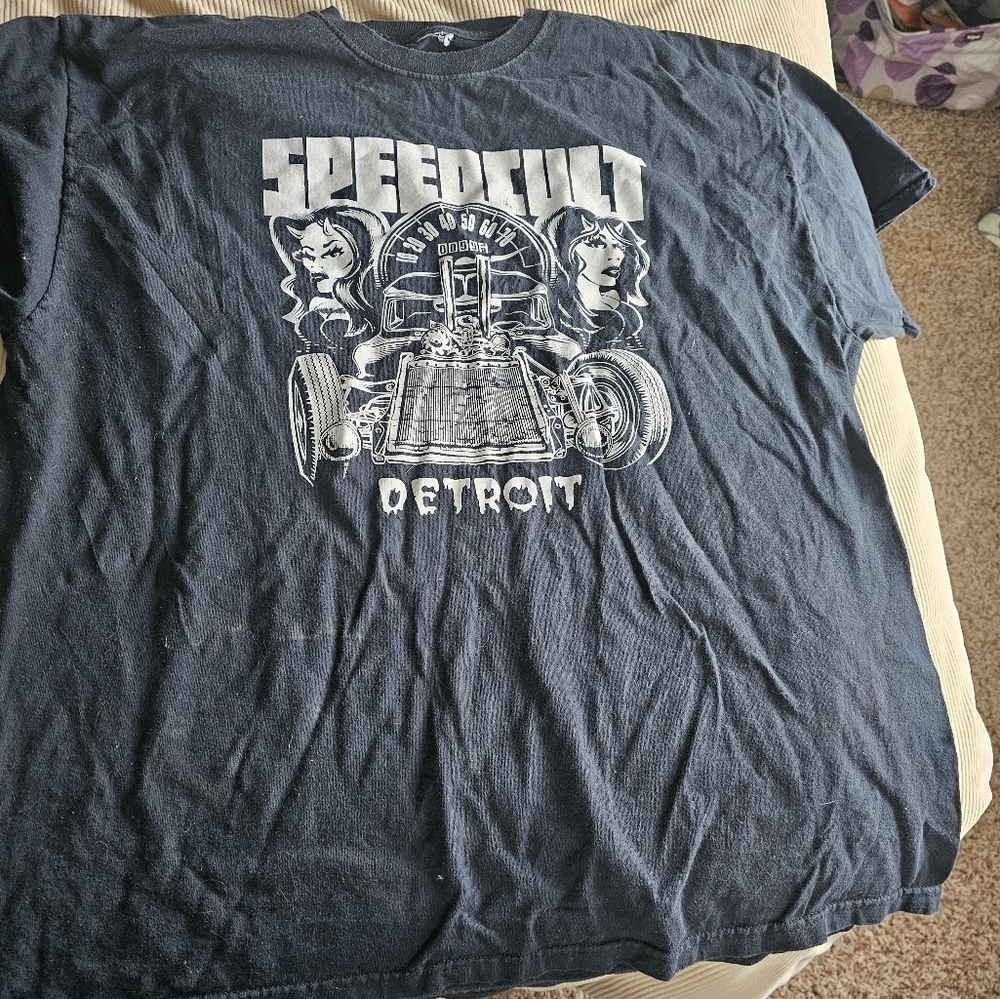 Black Graphic T-Shirt for Men